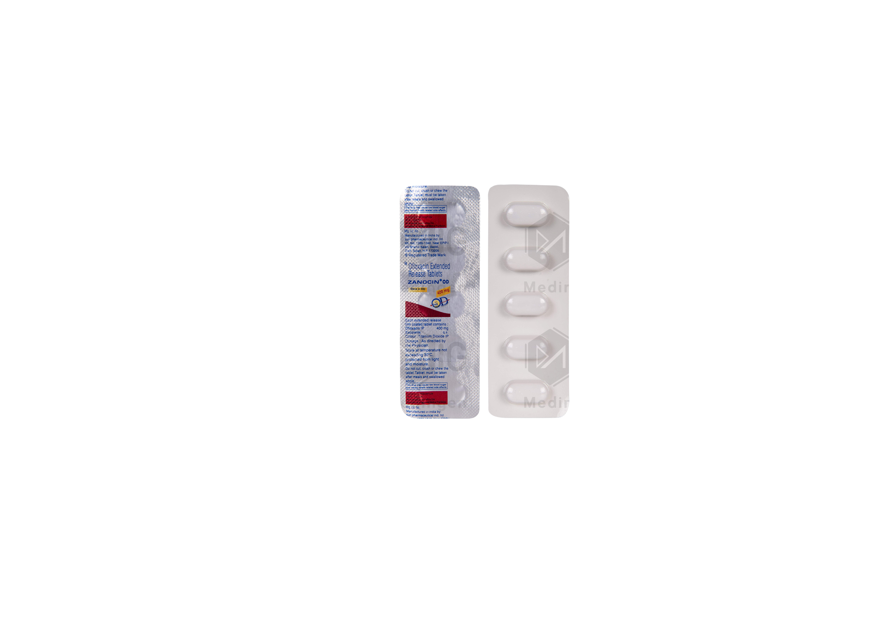 ZANOCIN OD 400MG